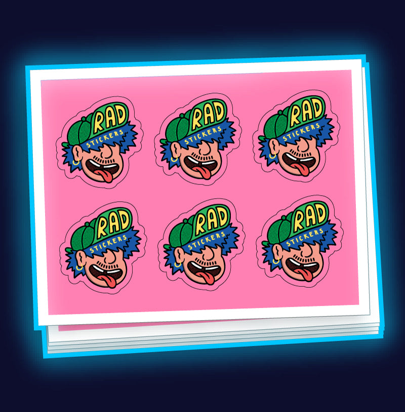 Custom Sticker Sheets Australia | High-Quality Vinyl – Rad Stickers